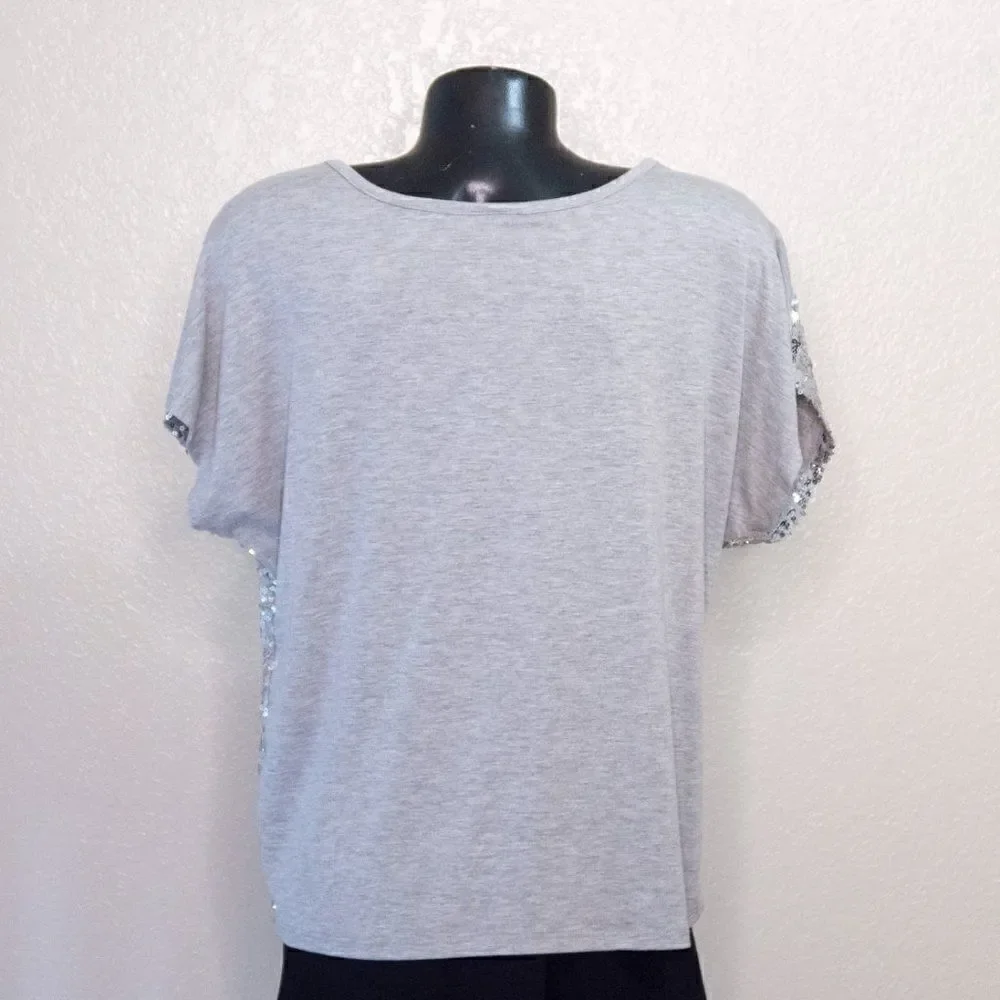 METAPHOR Sequin Top - Size LP